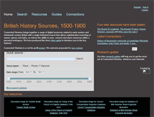 Tablet Screenshot of connectedhistories.org